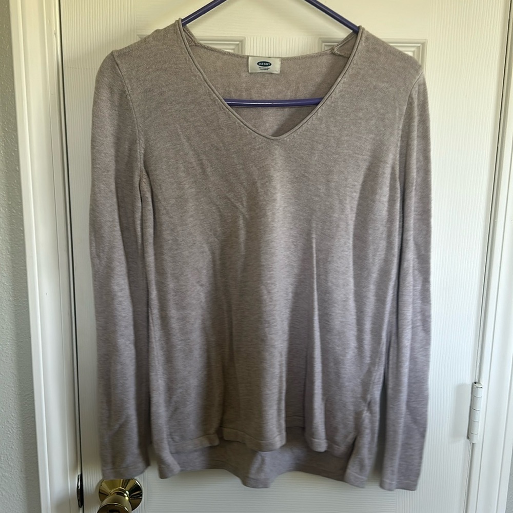 Old Navy, medium, taupe, sweater